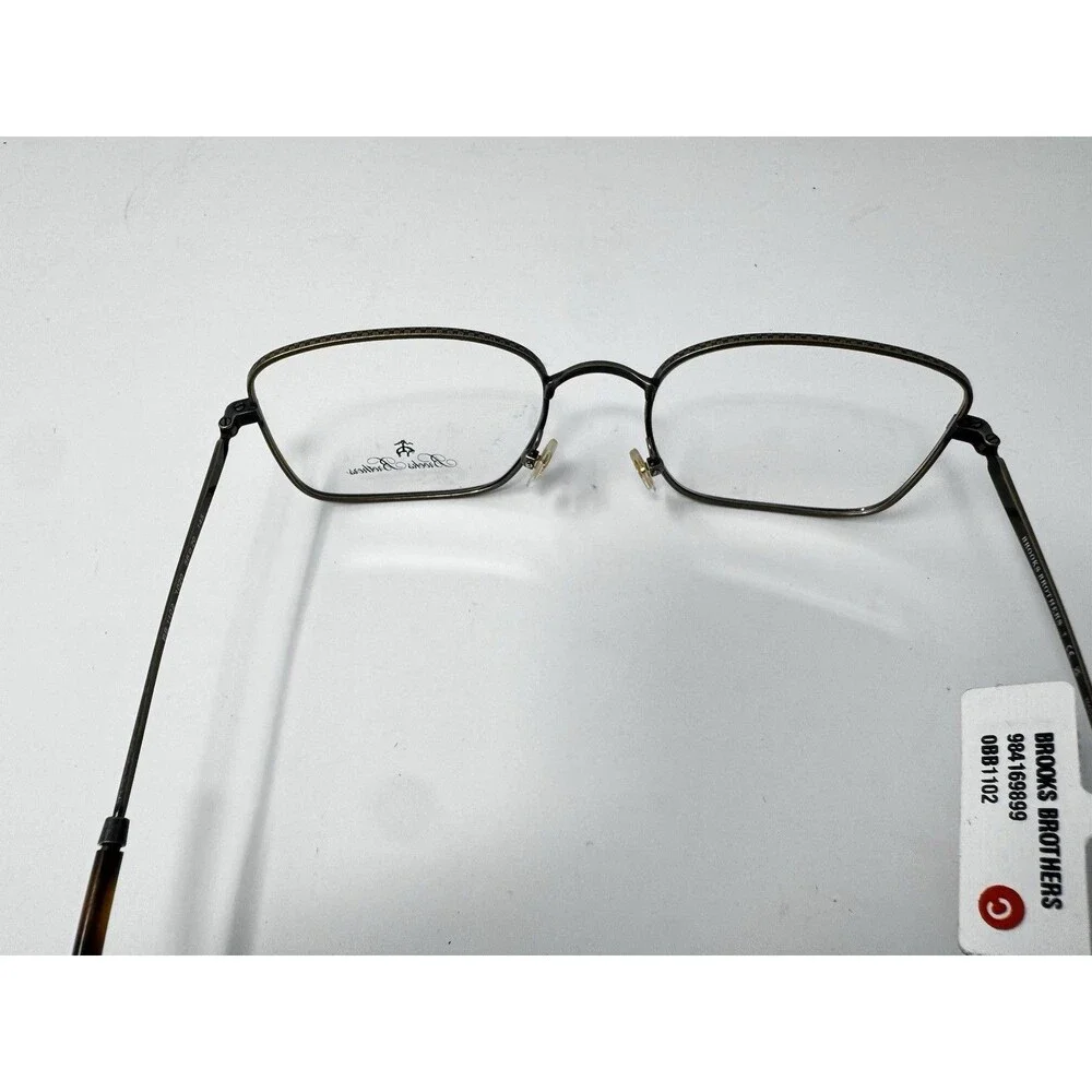 Brooks Brothers BB1102 Bronze Brown Eyeglass Frames New Old Stock 56-20-145